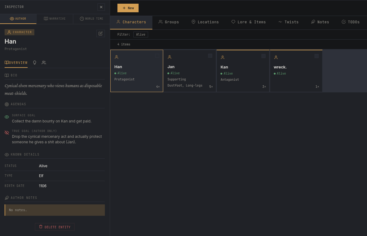 Entity Manager Dashboard